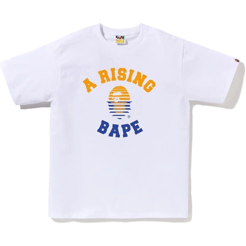 A Bathing Ape BAPE Men’s A Rising Bape T-shirt Size XXL White 1K30110047